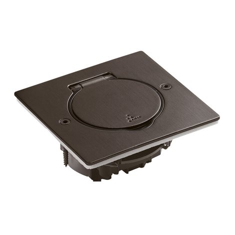 089750 PLATINUM IP44 2M OCEL ČTVEREC