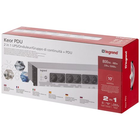 310330 UPS KEOR PDU 800VA/480W 5