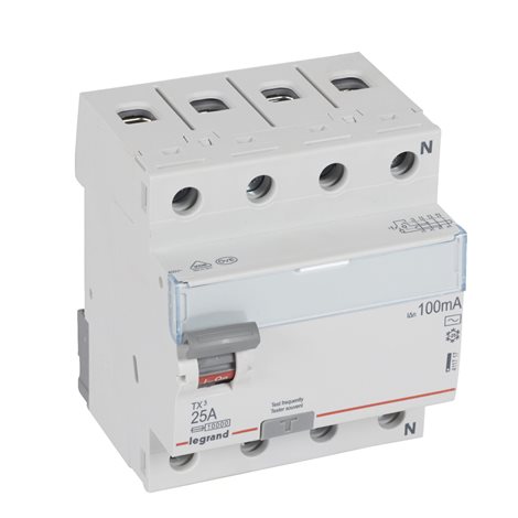 411717 TX3 CHRÁN. 4P 25A 100MA AC