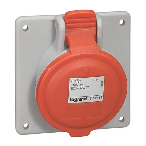 555189 P17 ZÁS.VEST. 400V 5K 16A IP44 1