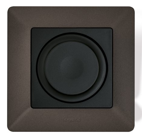 756360 VALL ČERNÁ OTOČNÝ STMÍVAČ 300W 2