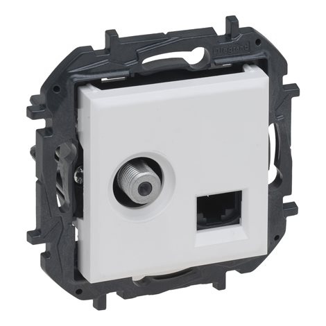 863177B NILOE S.TV TYPF+RJ45 6UTP BÍLÁ