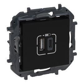 863540B NILOE S.NABÍJEČKA USB A+C ČER.