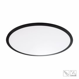 KRATON II přisazené svítidlo LED 40W 3200lm 2700-6500K CCT 58cm IP20, černé + ovladač