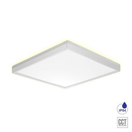 CORDIA stropní svítidlo LED 18W 1620lm 3000K-6000K 30cm, IP54 čtvercové, bílé