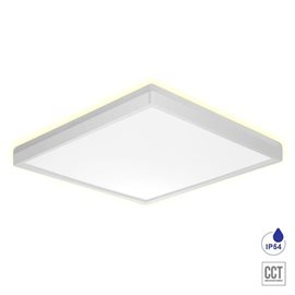 CORDIA stropní svítidlo LED 24W 2160lm 3000K-6000K 42cm, IP54 čtvercové, bílé
