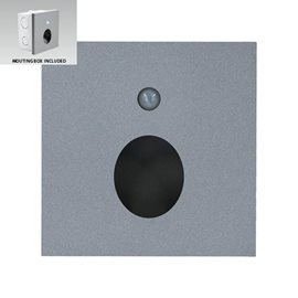 STEP LIGHT OLIVE Orientační svítidlo LED 1W 50lm 4000K IP20 se senzorem, tmavě šedé