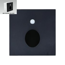 STEP LIGHT OLIVE Orientační svítidlo LED 1W 50lm 4000K IP20 se senzorem, černé