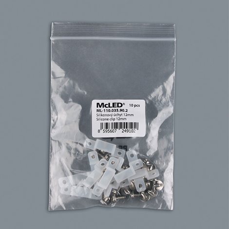 ML-110.035.90.2 Silikonový úchyt pro pásky IP67 šíře 12mm, 1ks 3
