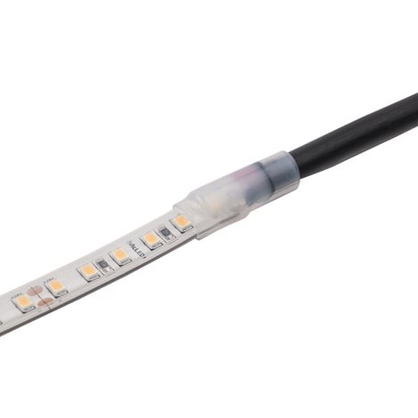 ML-110.039.90.1 Silikonová koncovka - přívod napájení pro pásky IP67 šíře 10mm, pro kulatý kabel 2