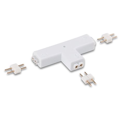 ML-111.023.21.1 Propojovací konektor tvar T pro jednobarevné LED pásky 8 mm 3