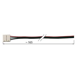ML-112.003.21.4 Připojovací konektor double white LED pásků šíře 10 mm, 3 piny