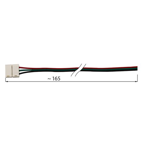 ML-112.003.21.4 Připojovací konektor double white LED pásků šíře 10 mm, 3 piny 1