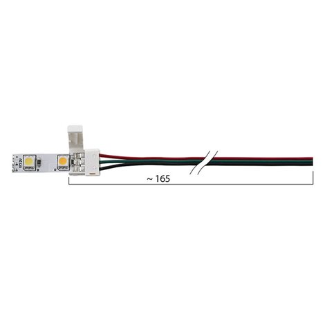ML-112.003.21.4 Připojovací konektor double white LED pásků šíře 10 mm, 3 piny 2