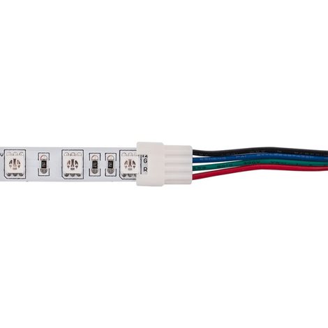 ML-112.004.78.5 Připojovací konektor RGB LED pásků šíře 10 mm, 4 piny, délka 2 metry, 22AWG, max. 3A 2
