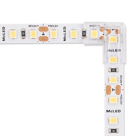 ML-112.006.78.8 Rohová spojka dvou jednobarevných LED pásků šíře 8 mm, 2 piny, max. 5,5 A 5
