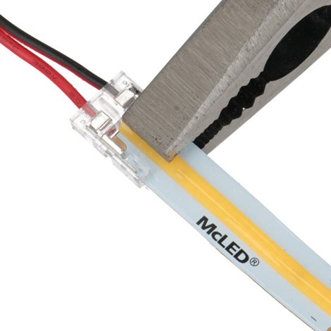 ML-112.007.78.7 Připojovací konektor jednobarevných LED pásků šíře 10 mm, 2 piny, délka 150 mm 6