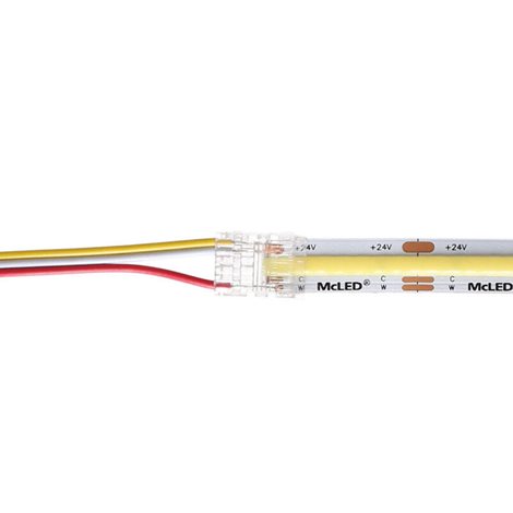 ML-112.010.78.4 Flexibilní spojka dvou CCT LED pásků šíře 10 mm, 3 piny, délka propoje 150 mm, kabe 5