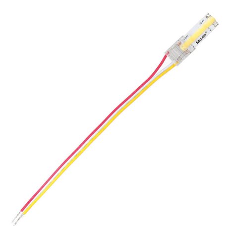 ML-112.011.78.4 Připojovací konektor CCT LED pásků šíře 10 mm, 3 piny, délka 150 mm 6