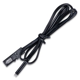 ML-112.027.02.0 Připojovací konektor MP (zásuvka), kabel AWG20, černý - délka 0,5m