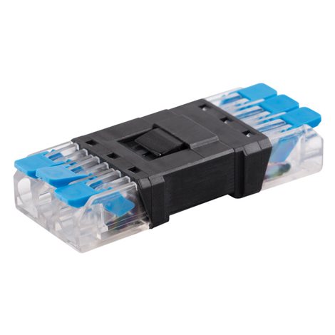 ML-112.224.72.0 Konektor s páčkou, vidlice + zásuvka, IP20, 3-pól, max. 250V/16A,pro průřez 0,5-4mm2 1