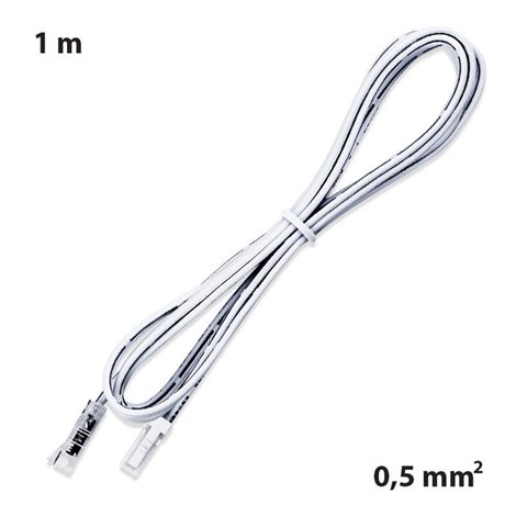 ML-112.614.88.0 Připojovací konektor LED pásku šíře 8mm + kabel s 91505-MP konektorem (vidlice), 1m 3