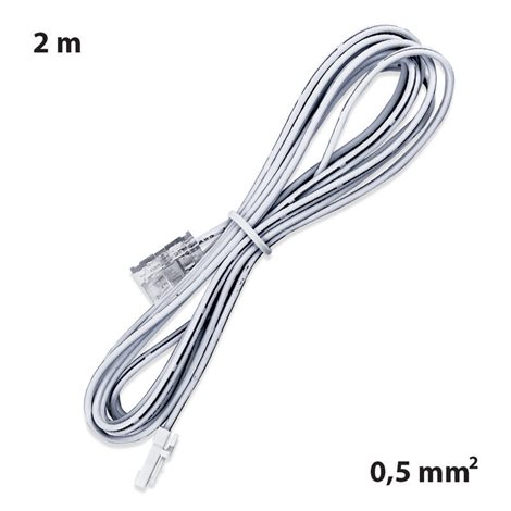 ML-112.618.88.0 Připojovací konektor LED pásku šíře 10mm + kabel s 91505-MP konektorem (vidlice), 2m 6
