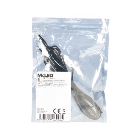 ML-112.635.88.0 Připojovací kabel s 91505-MP konektorem (vidlice), 1,5m kabel AWG22/0,33mm2, černý 3