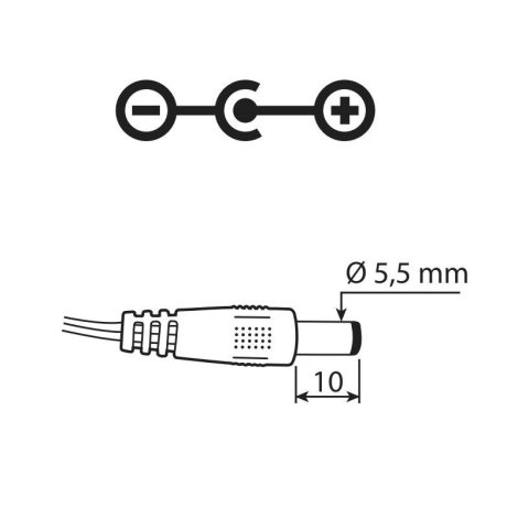 ML-113.011.56.0 Dotykový stmívač s power konektory, bílá barva, max. 6A 8