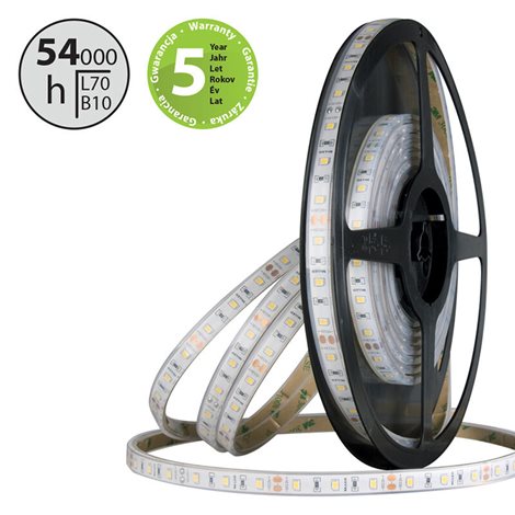 ML-121.858.60.0 LED pásek SMD2835 NW, 60LED/m, 4,8W/m, DC 12V, 390lm/m, CRI90, IP68, 10mm, 5m 6