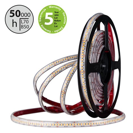 ML-126.033.90.2 LED pásek SMD2835 NW, 240LED/m, 6W/m, DC 24V, 520lm/m, CRI90, IP67, 10mm, 50m 4