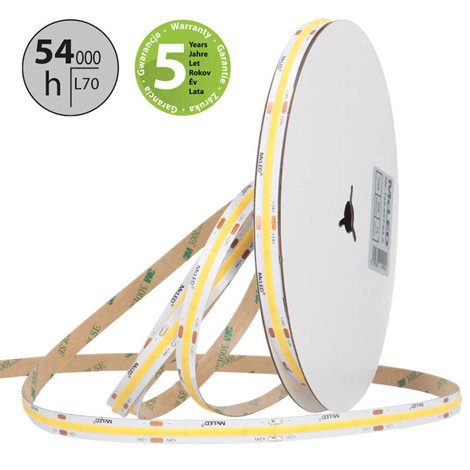 ML-126.057.83.0 LED pásek COB NW, 480LED/m, 15W/m, DC 24V, 1551lm/m, CRI90, IP20, 10mm, 5m 2