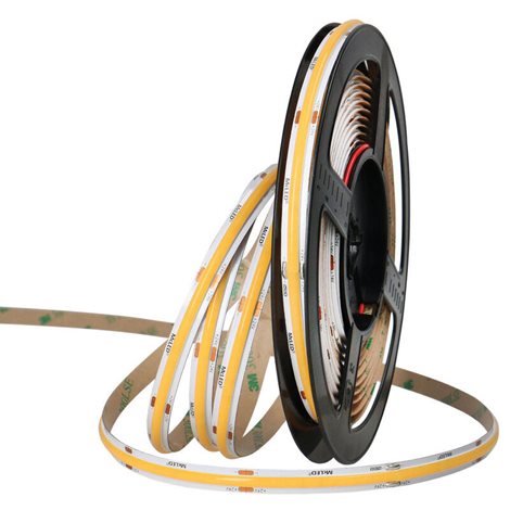 ML-126.116.90.2 LED pásek COB WW, 320LED/m, 8W/m, DC 24V, 840lm/m, CRI90, IP20, modul 50mm, 8mm, 50m 5