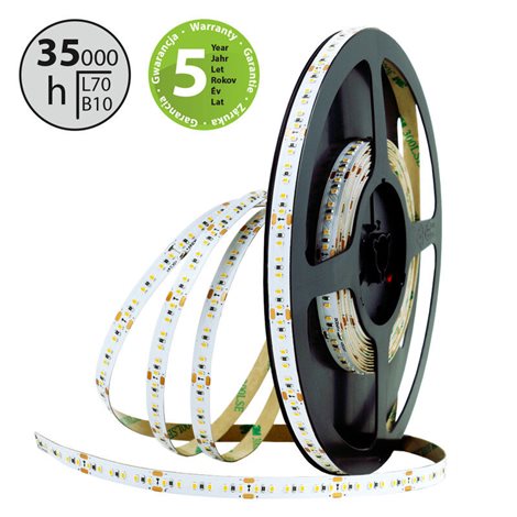 ML-126.733.60.1 LED pásek SMD2216 WW, 180LED/m, 12W/m, 975lm/m, IP20, DC 24V, 8mm, 30m 9