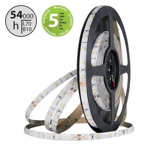 ML-126.845.60.0 LED pásek SMD2835 WW, 60LED/m, 4,8W/m, DC 24V, 360lm/m, CRI90, IP54, 8mm, 5m 6