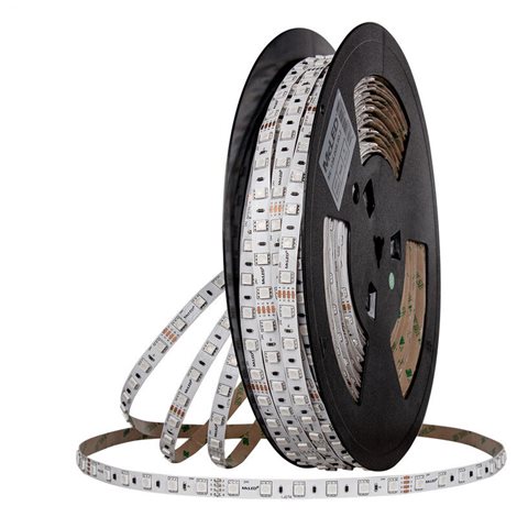 ML-128.005.90.0 LED pásek SMD5050 RGB, 60LED/m, 8W/m, DC 24V, 300lm/m, IP20, 10mm, 5m 6