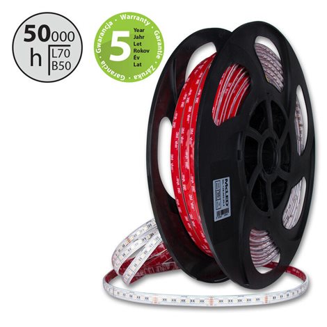 ML-128.008.90.2 LED pásek SMD5050 RGB + NW, 84LED/m, 15W/m, DC24V, 800lm/m, IP67, 14mm, 50m 8