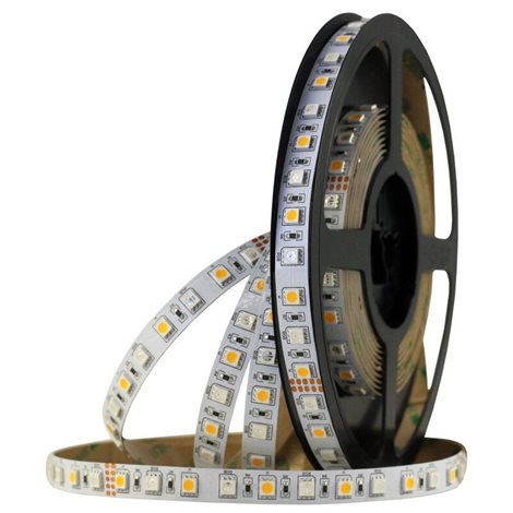 ML-128.633.60.2 LED pásek SMD5050 RGB+WW, 72LED/m, 17,2W/m, 1058lm/m, IP20, DC 24V, 12mm, 50m 8