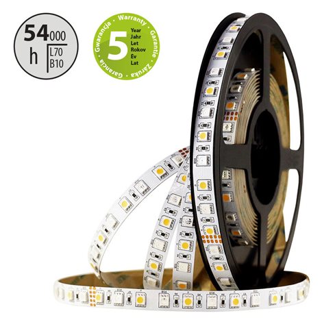 ML-128.633.60.2 LED pásek SMD5050 RGB+WW, 72LED/m, 17,2W/m, 1058lm/m, IP20, DC 24V, 12mm, 50m 2