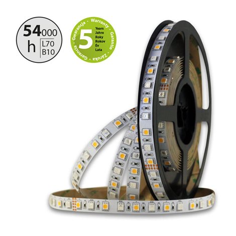 ML-128.633.60.2 LED pásek SMD5050 RGB+WW, 72LED/m, 17,2W/m, 1058lm/m, IP20, DC 24V, 12mm, 50m 6