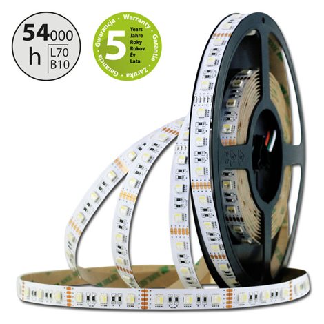 ML-128.636.60.2 LED pásek SMD5050 RGB + NW, 60LED/m, 19,2W/m, 862lm/m, IP20, DC24V, 12mm, 50m 2
