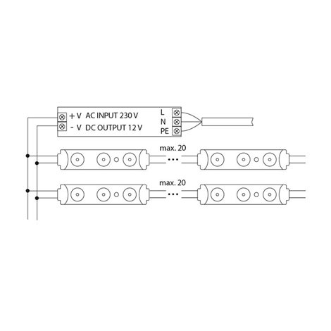 ML-211.002.51.0 LED modul 3x SMD2835, 0,72 W, 12 V, 60 mA, 6550 K, vyzařovací úhel 160°, IP65 3