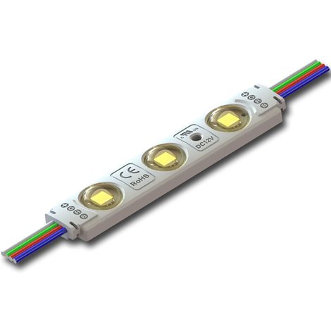 ML-213.007.51.0 LED modul 3x SMD5050, 0,65 W, 12 V, 54 mA, RGB, vyzařovací úhel 160°, IP65 2