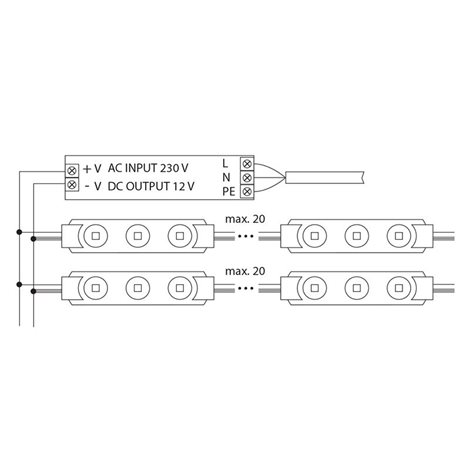 ML-213.007.51.0 LED modul 3x SMD5050, 0,65 W, 12 V, 54 mA, RGB, vyzařovací úhel 160°, IP65 3