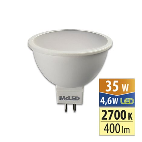 ML-312.158.87.0 LED žárovka GU5.3, 12VAC/DC, 4,6W, 2700K, CRI80, vyz. úhel 100°, ? use 360° 400lm 1