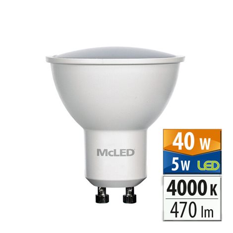 ML-312.162.12.0 LED žárovka GU10, 5W, 4000K, CRI80, vyz. úhel 100°, ? use 360° 470lm 1