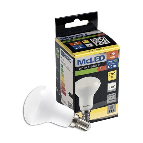 ML-317.004.87.0 LED žárovka R50 4,9W, 2700K, E14, CRI80, vyz. úhel 120°, ? use 360° 470lm 5