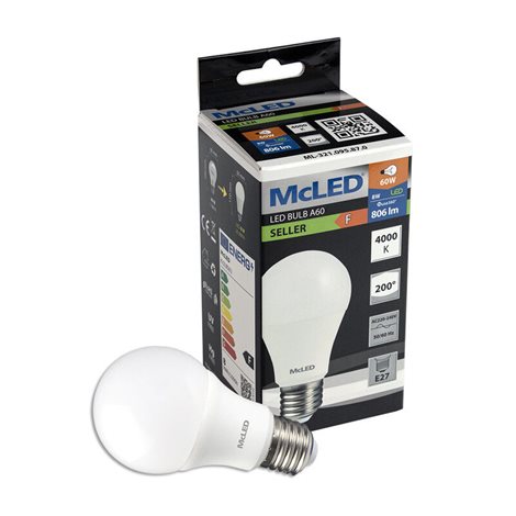 ML-321.095.87.0 LED žárovka 8W, E27, 4000K, CRI80, vyz. úhel 200°, ? use 360° 806lm 2