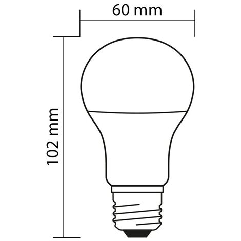 ML-321.096.87.0 LED žárovka 4,8W, E27, 2700K, CRI80, vyz. úhel 200°, ? use 360° 470lm 3