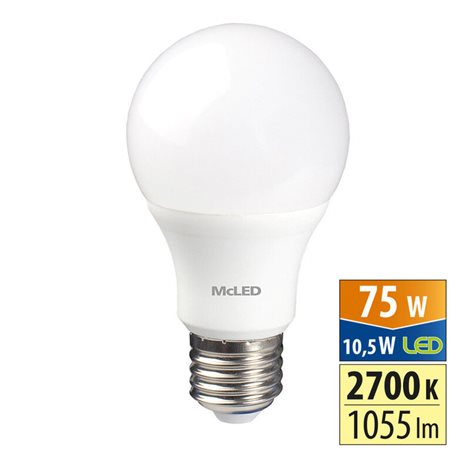 ML-321.098.87.0 LED žárovka 10,5W, E27, 2700K, CRI80, vyz. úhel 200°, ? use 360° 1055lm 1
